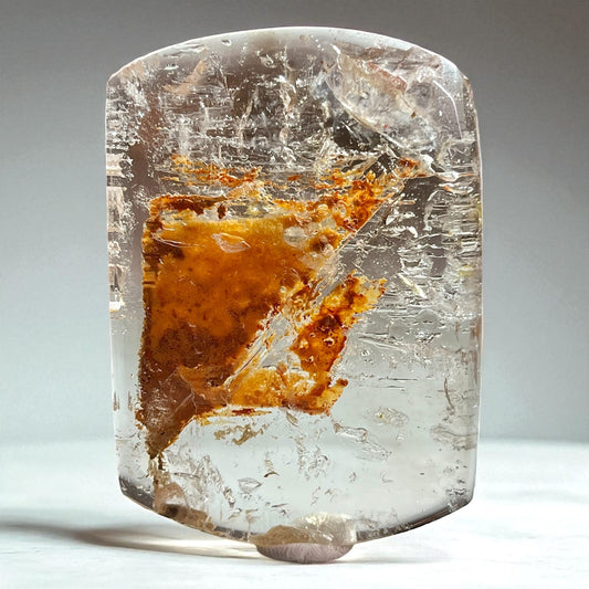 World Class Enhydro Quartz With Dense Moving Sediment