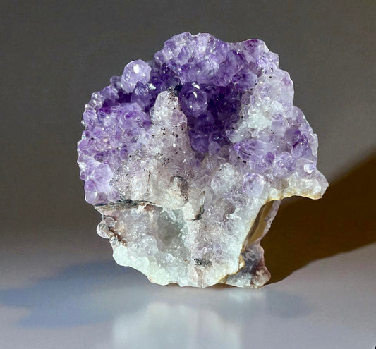 Amethyst with Calcite Cast (Dogtooth Epimorph) – Uruguay