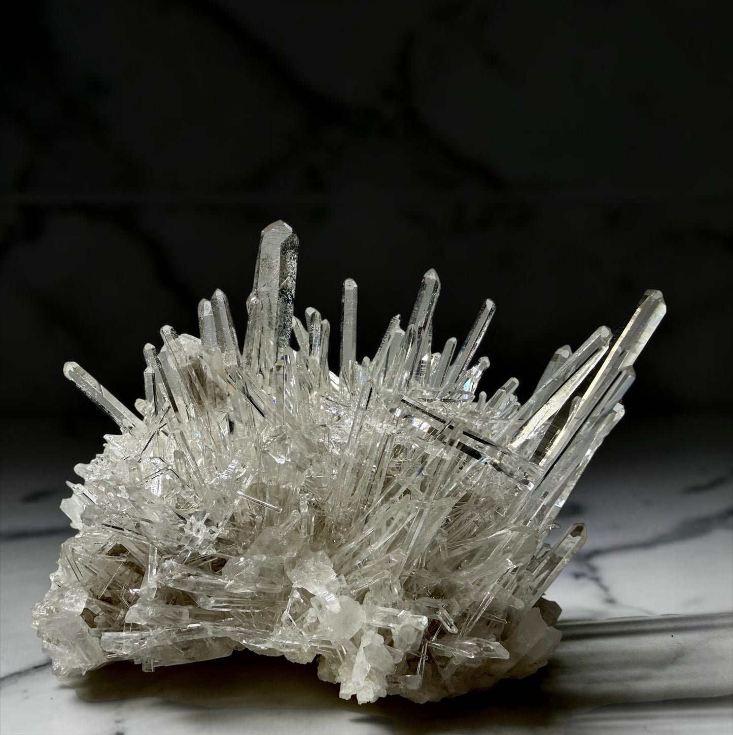 Exceptional Needle Quartz Cluster- Colombia | River Walkers Minerals