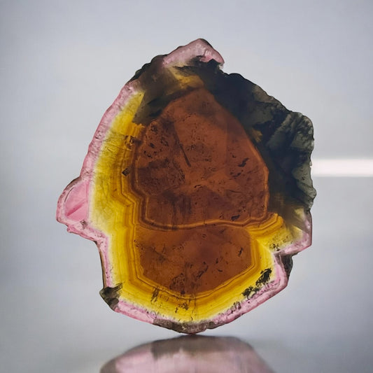 Russian Tourmaline Slice – Malkhan Pegmatite Field