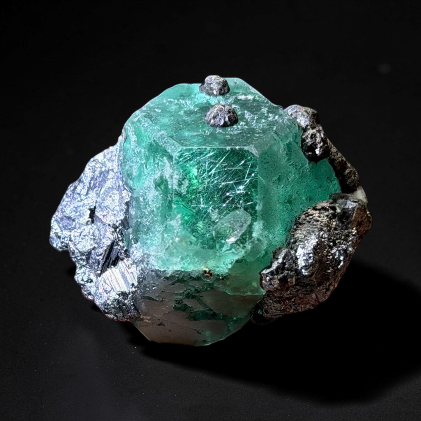 Fluorite With Boulangerite & Geocronite - Milpo Atacocha | River Walkers Minerals