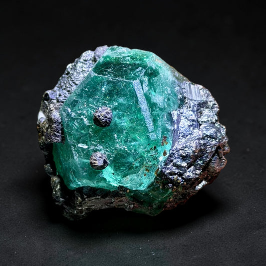 Fluorite With Boulangerite & Geocronite - Milpo Atacocha | River Walkers Minerals