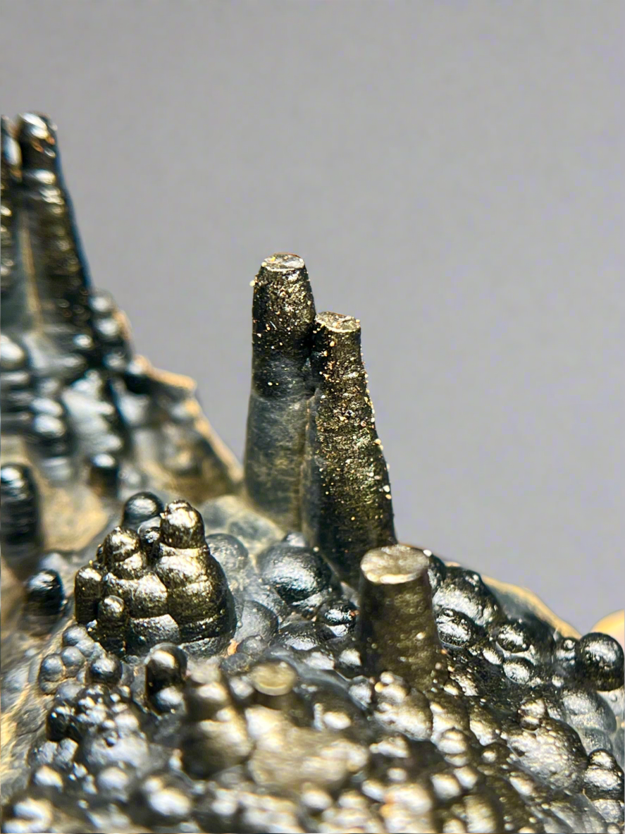 Golden Goethite Stalactite (C) *RARE