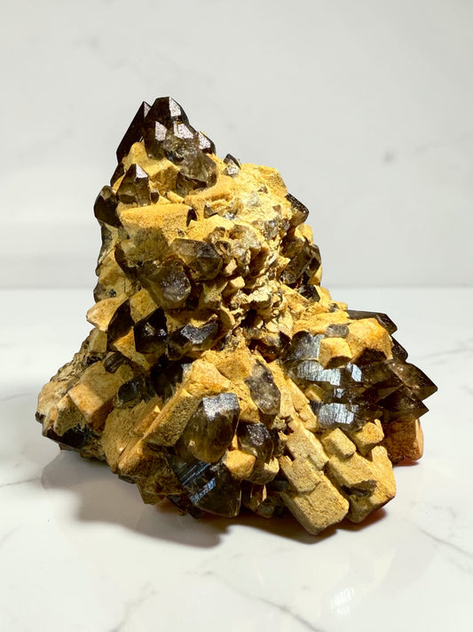 Smoky Quartz with Feldspar- Vietnam | River Walkers Minerals