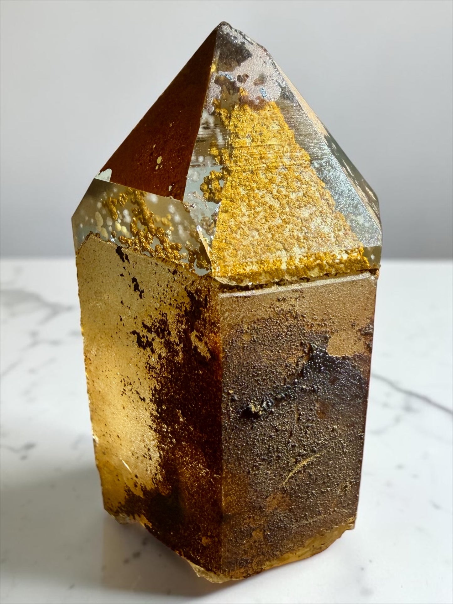 Incredible Inclusion Quartz: Cristobalite, Limonite & Siderite Included Record Keeper Quartz– Skardu | River Walkers Minerals