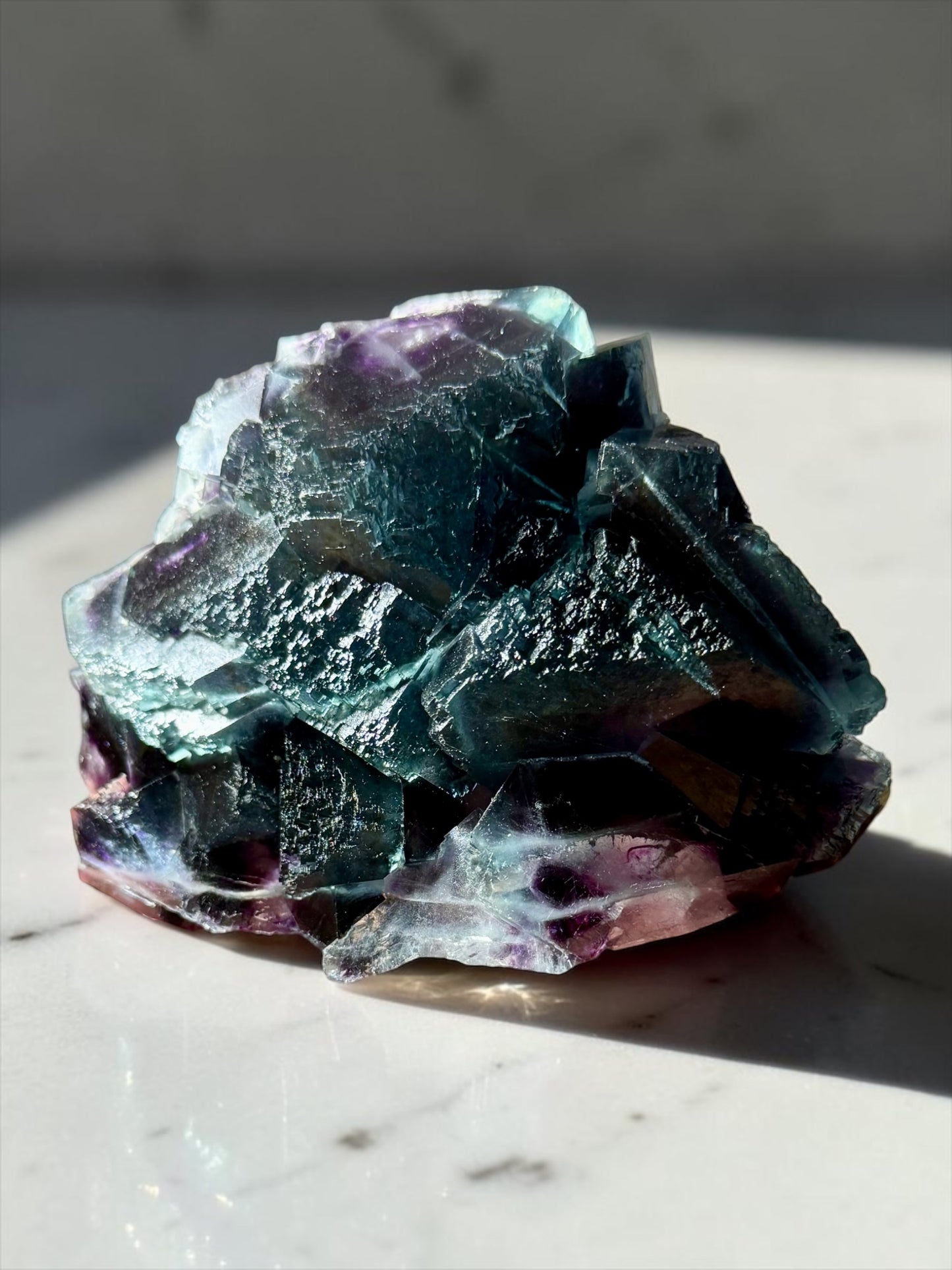 Yindu Fluorite with Multicolored Phantoms- Yindu Mine | River Walkers Minerals