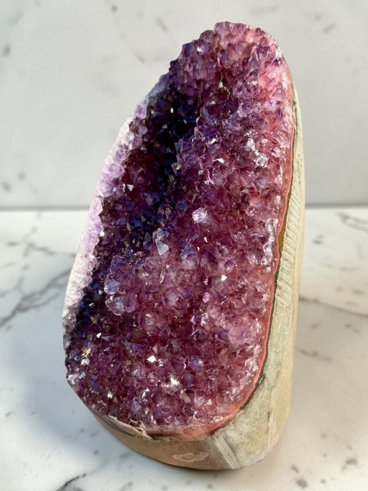 Red Wine Amethyst Cutbase- Uruguay | River Walkers Minerals
