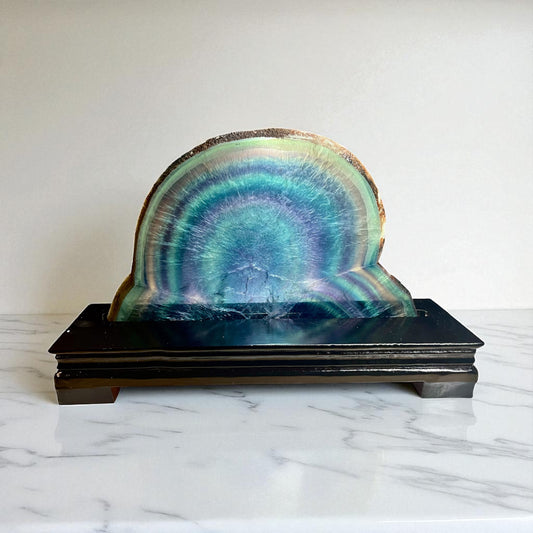 Stunning Botryoidal Rainbow Fluorite Display