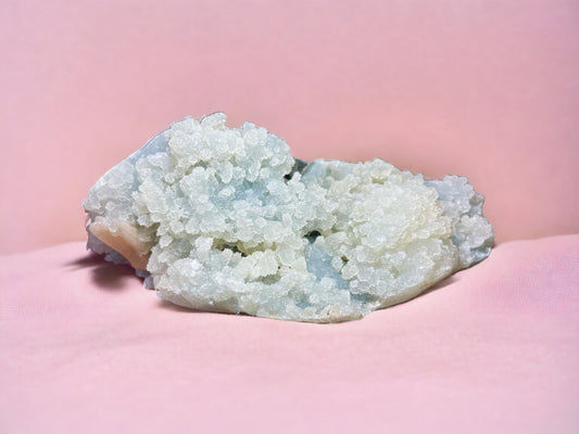 White Chalcedony Stalactite Cluster