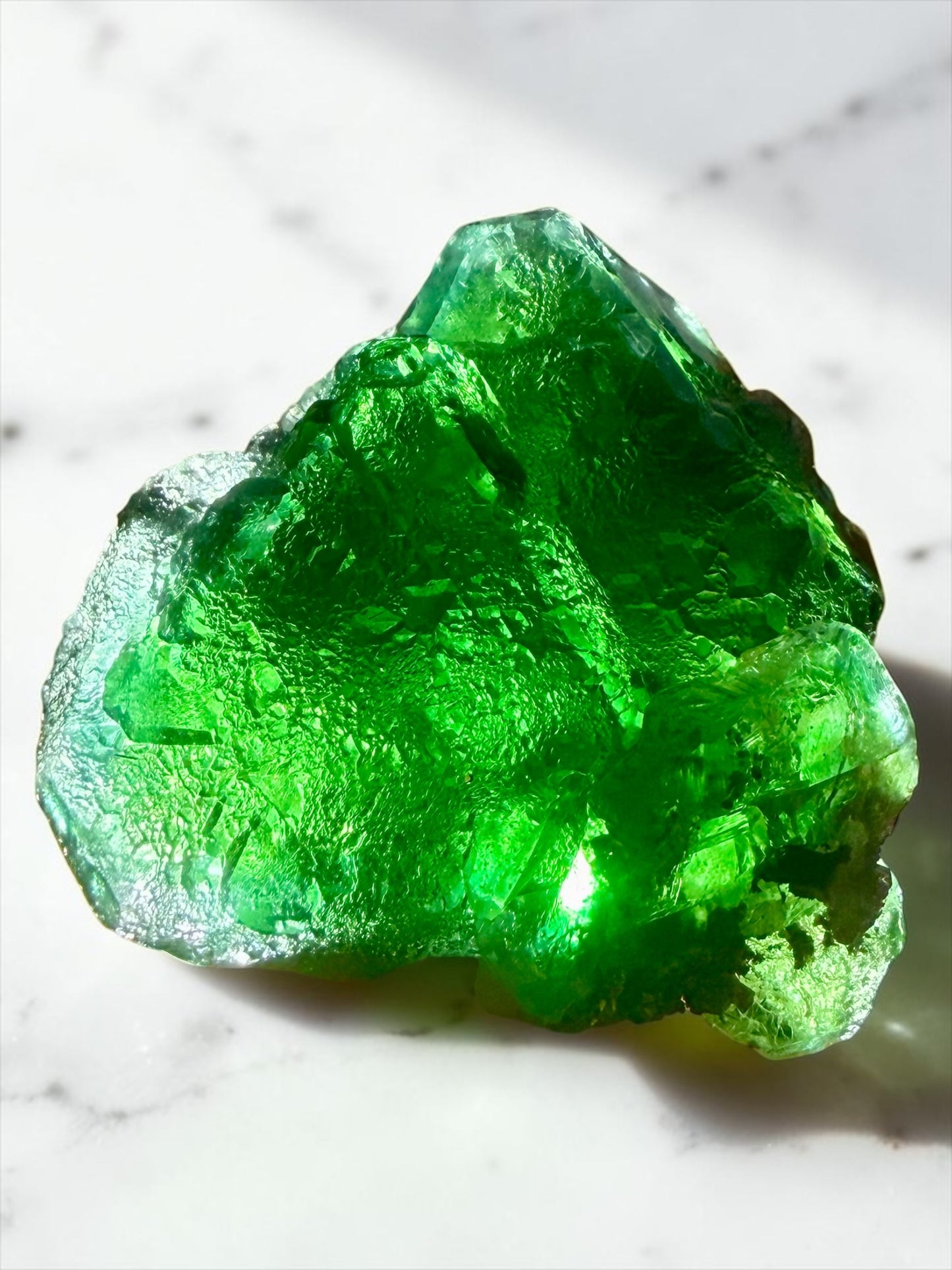 Fluorite with Quartz & Pyrite Inclusions- Peru | River Walkers Minerals