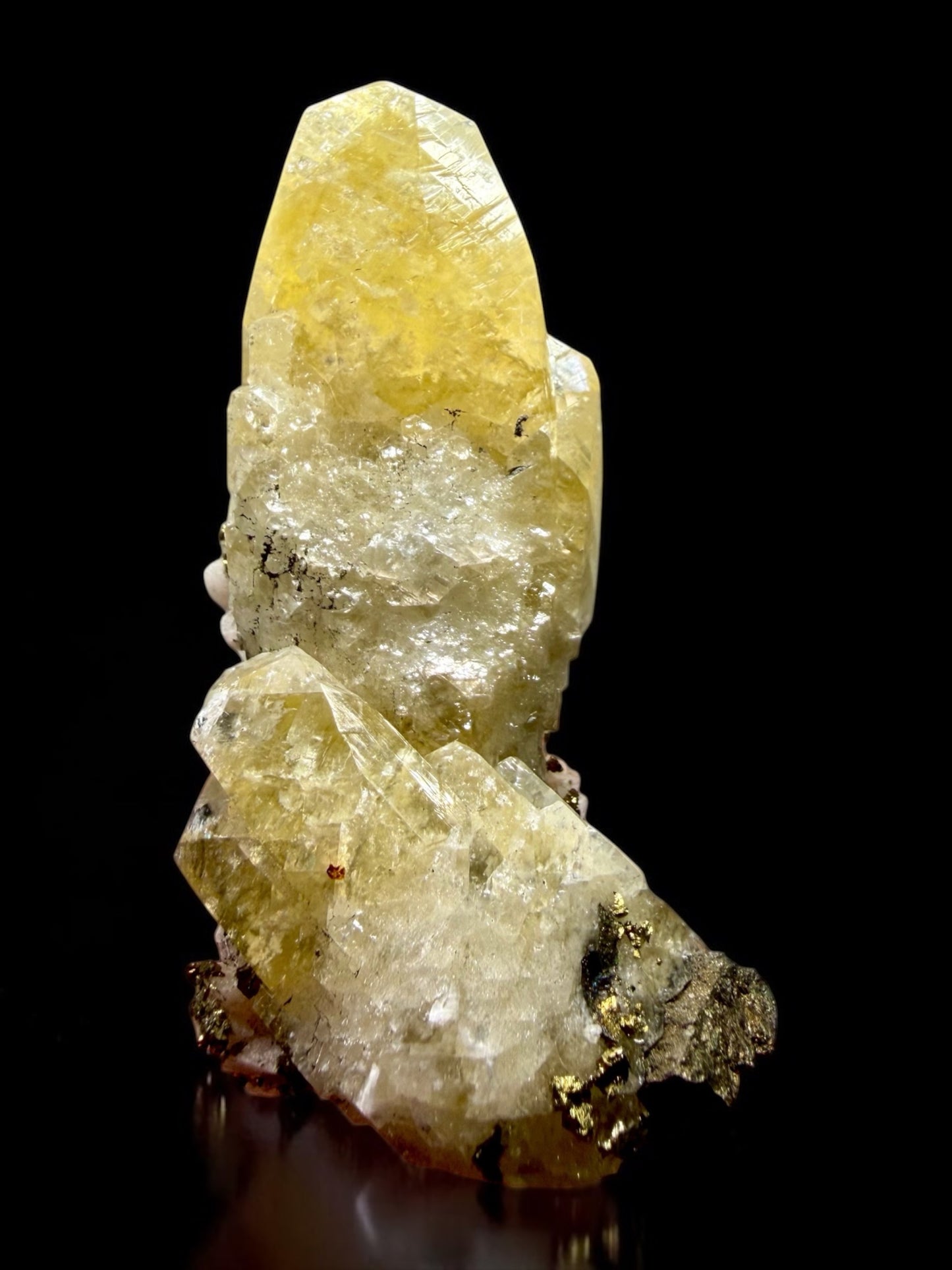 Stacked Calcite with Dolomite and Pyrite- Casteel Mine, Missouri | River Walkers Minerals