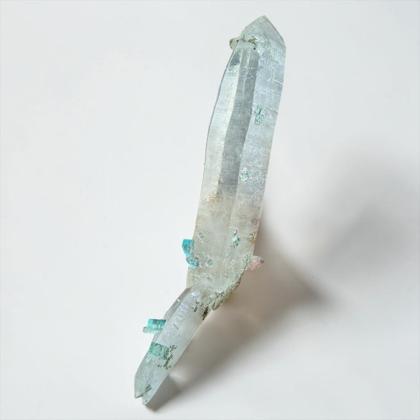One-of-a-Kind Quartz with Fluorite, Pyrite- Yaoganxian | River Walkers Minerals