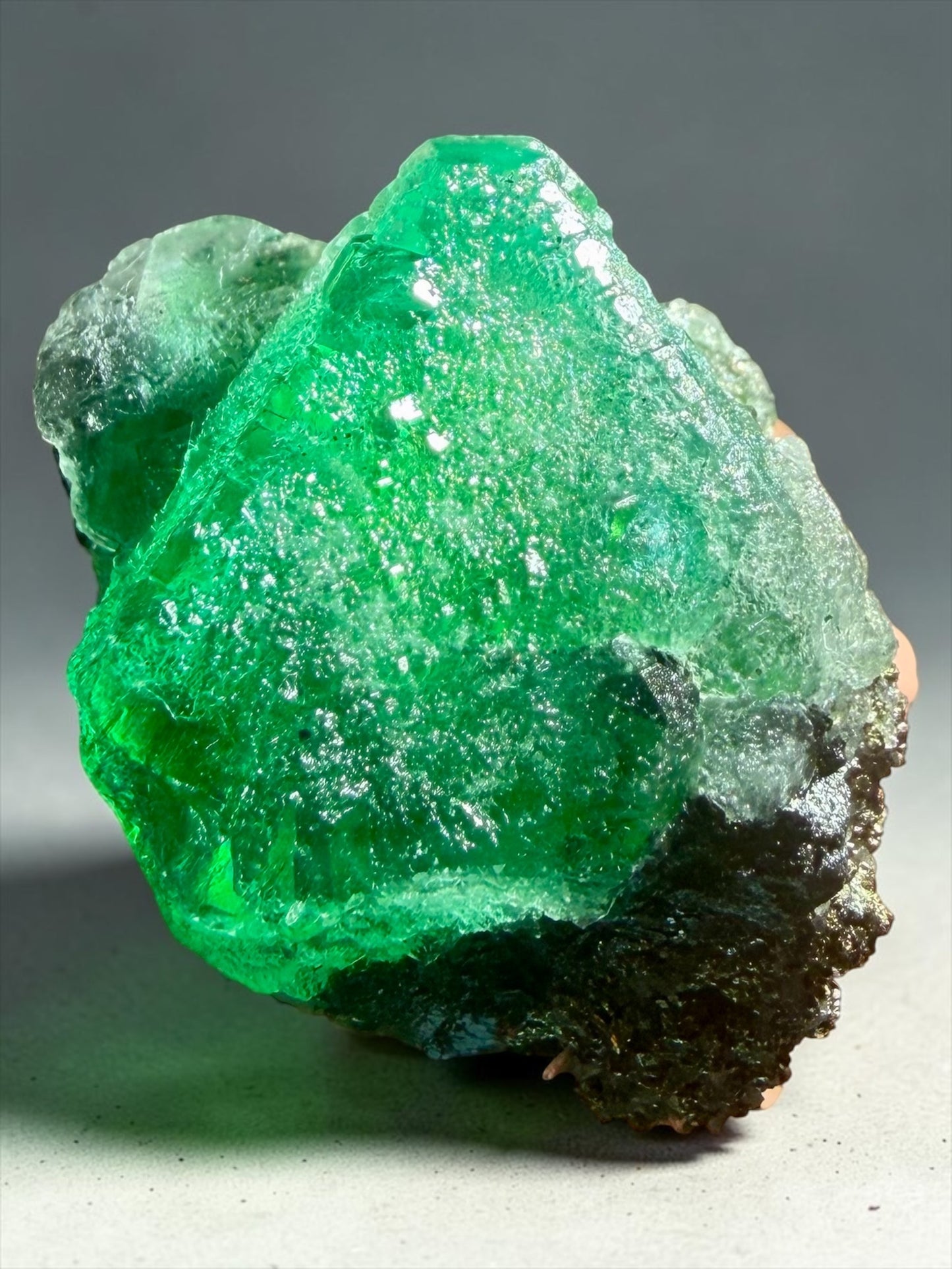 Octahedral Fluorite with Pyrite Inclusions, Galena & Quartz- Peru | River Walkers Minerals