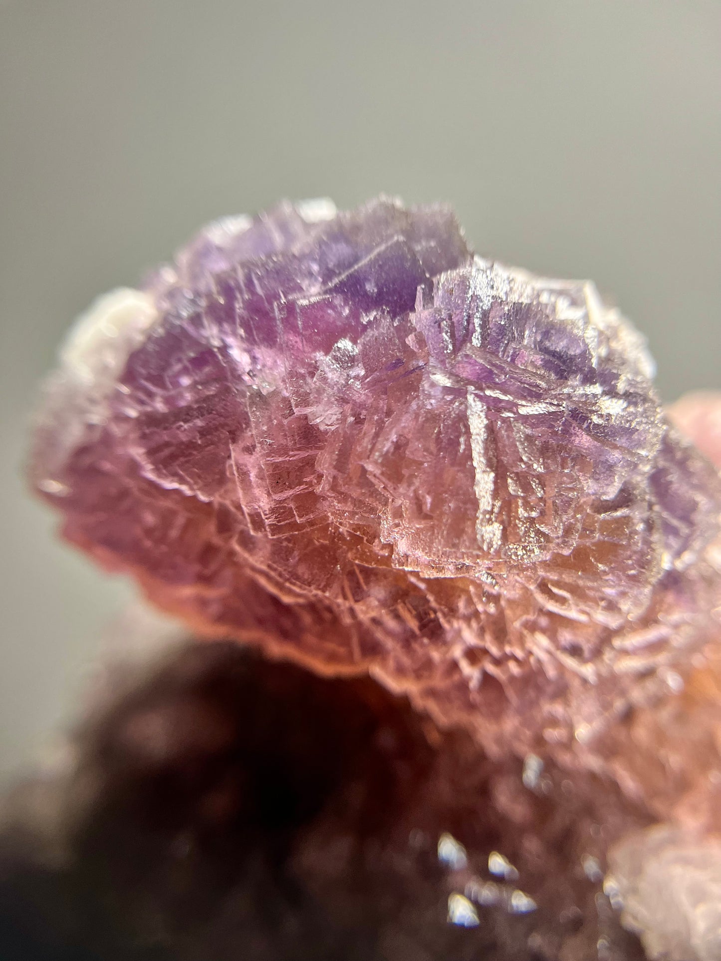 Pink, Purple, & Yellow Fluorite *Rare Formation