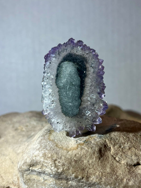 URUGUAY COLLECTION- Amethyst Stalactite Slice