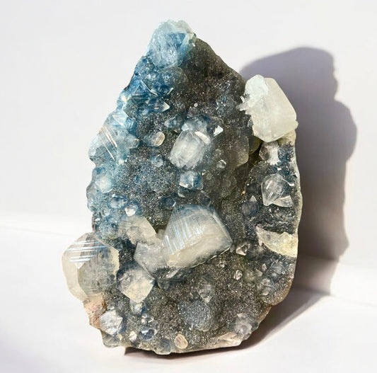 Top Quality Blue Chalcedony x Sugar Stilbite x Apophyllite (H)