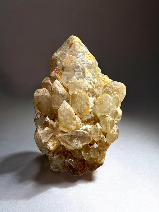 Elestial Quartz with Kaolin Clay- Lâm Đồng Province, Vietnam | River Walker Minerals