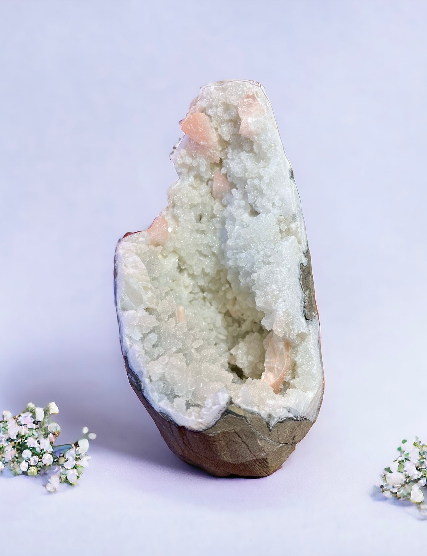 White Chalcedony Stalactite Cluster