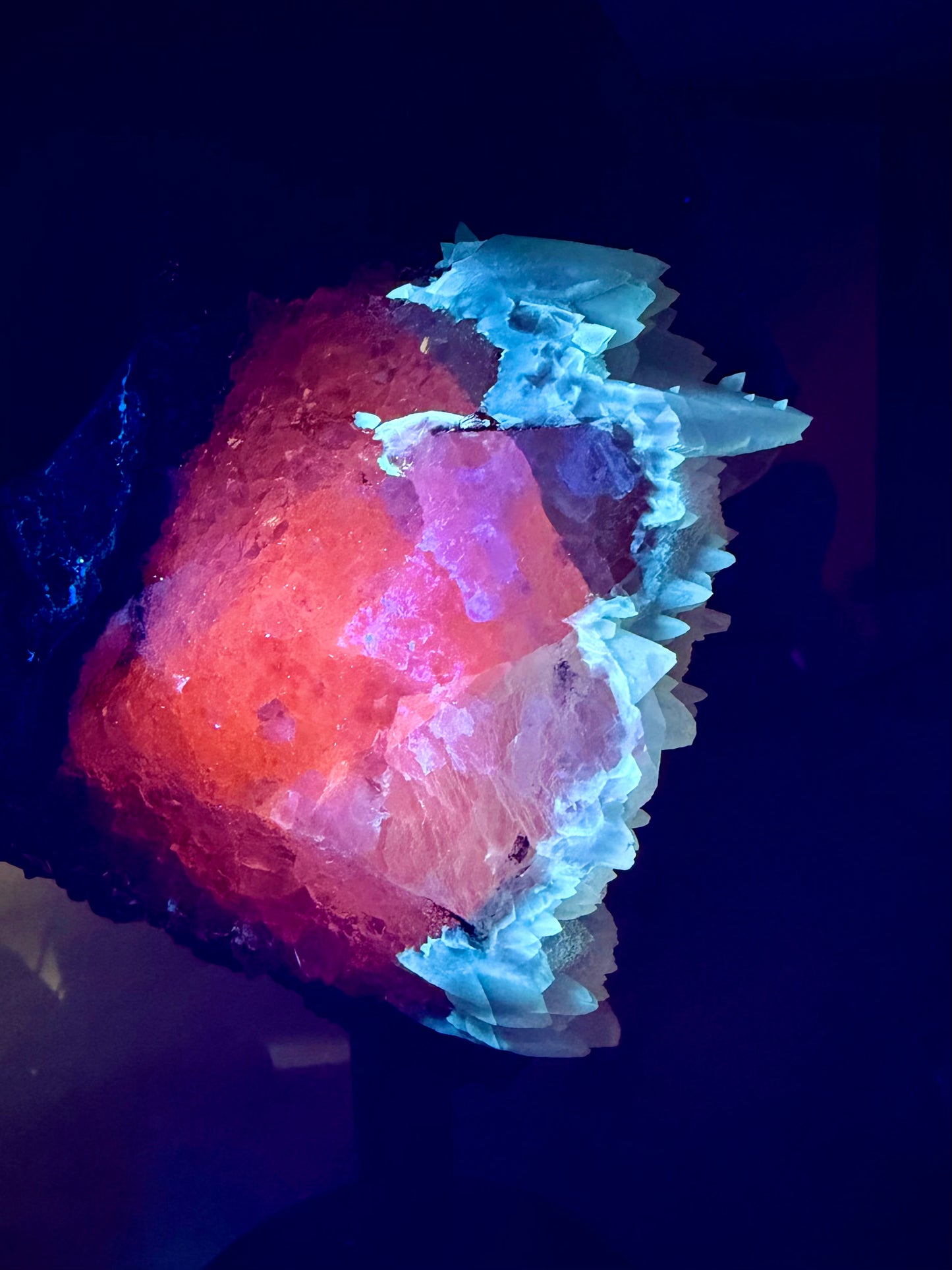 Amethyst with RARE Phosphorescent Calcite Layers - Artigas, Uruguay | River Walkers Minerals