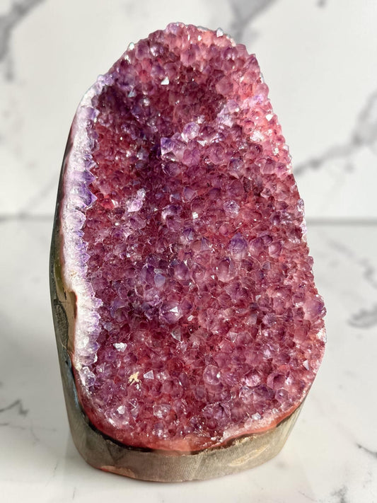 Red Wine Amethyst Cutbase- Uruguay | River Walkers Minerals