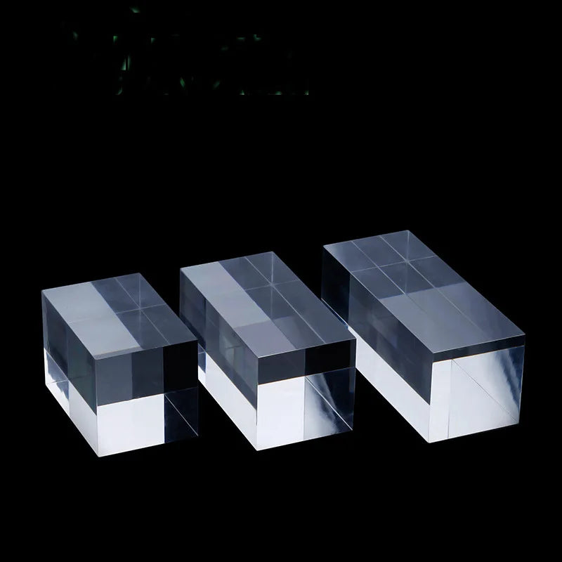 Clear Acrylic Square Display Blocks