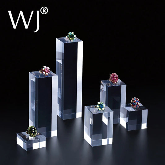 Clear Acrylic Square Display Blocks