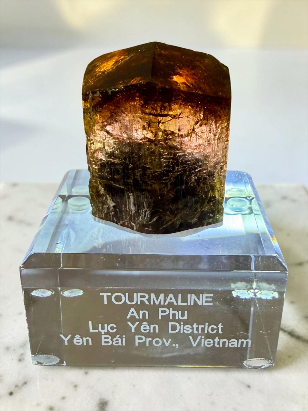 NEW DISCOVERY! Multicolored Tourmaline- Vietnam | River Walkers Minerals