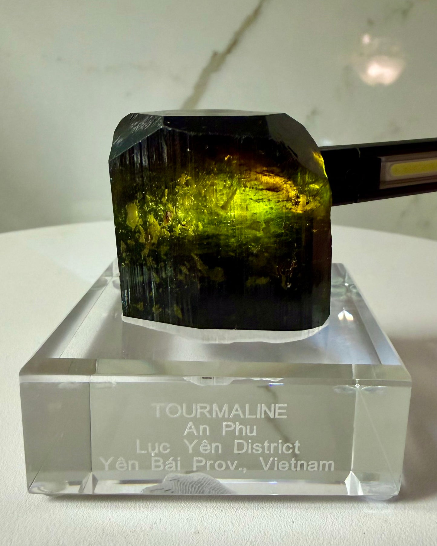 NEW DISCOVERY! Multicolored Tourmaline with Record Keepers- Vietnam | River Walkers Minerals