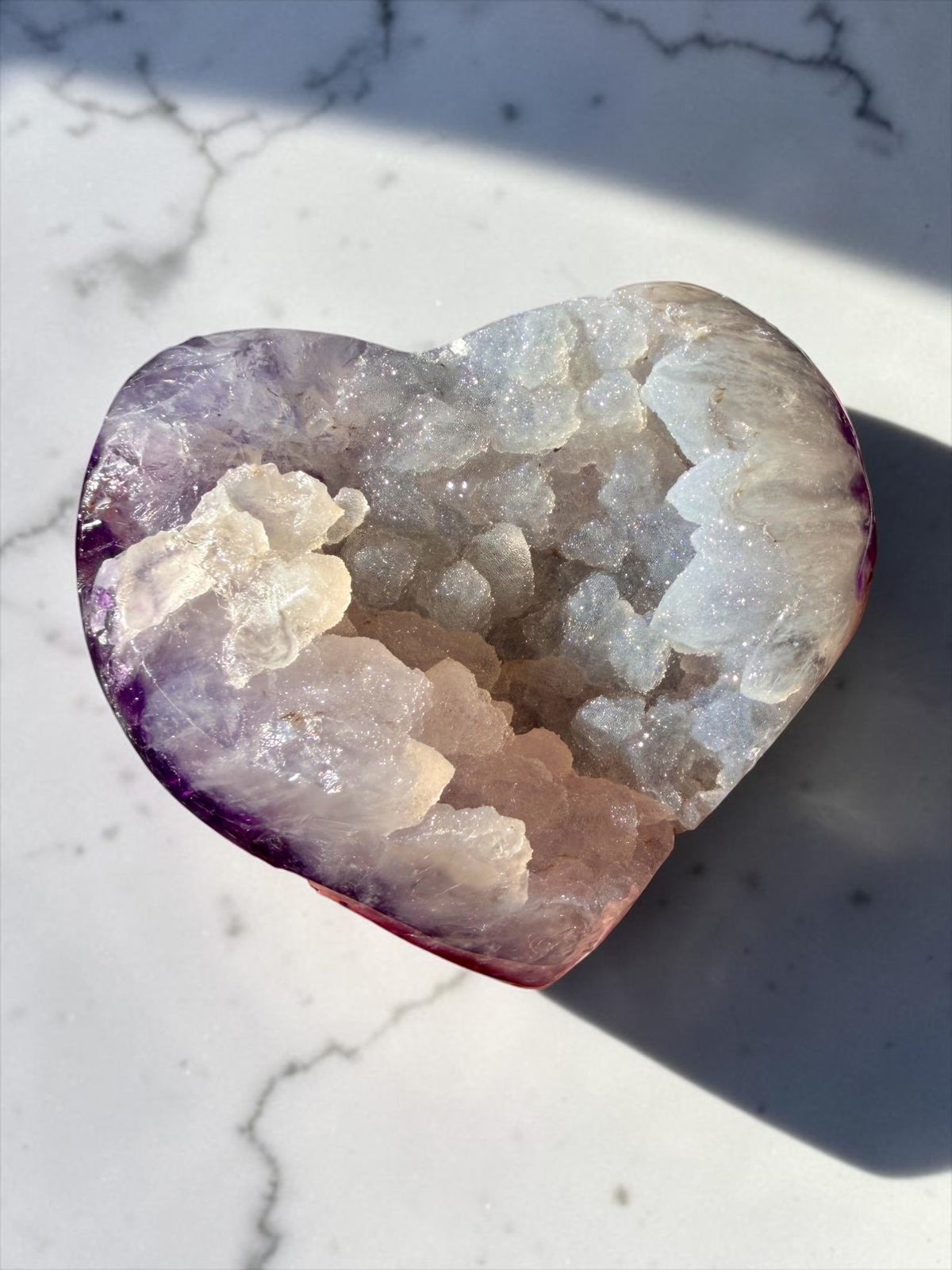 Sugary Druzy Polished Hearts (01-05)
