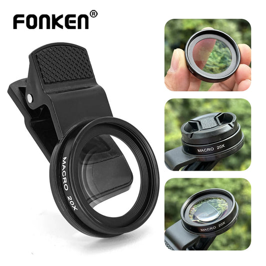 20X Macro Lens - High Definition External Magnifying Lens Phone Lens Clip