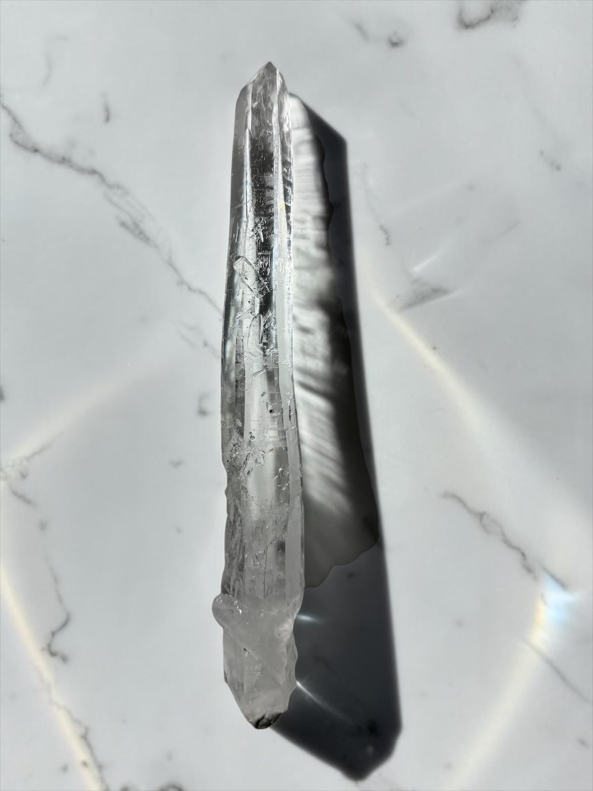 TOP QUALITY XL Singing Laser Quartz Point 9 inches – Diamantina | River Walkers Minerals