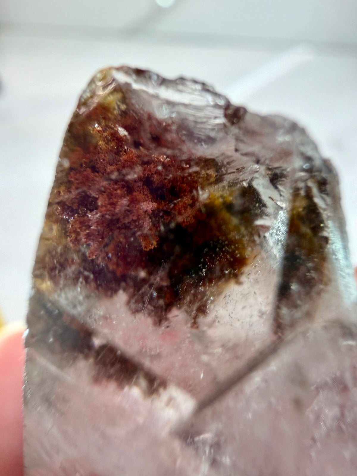 Hematite “Sunset” Phantom Quartz With Goethite & Chlorite Inclusions- India | River Walkers Minerals